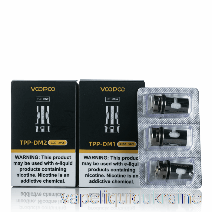 Vape Ukraine VOOPOO TPP Replacement Coils 0.3ohm TPP-DM4 Mesh Coils